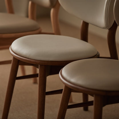 Solid Wood Cushioned Dining Chair