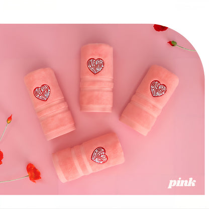 Heart Embroidery Kitsch Towel Set (10-Pack) - lifestyle