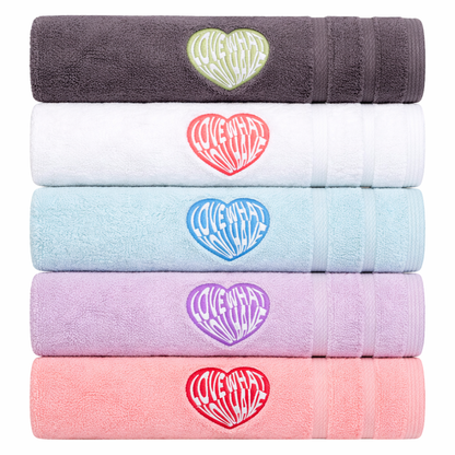 Heart Embroidery Kitsch Towel Set (10-Pack) - image 9 of 9