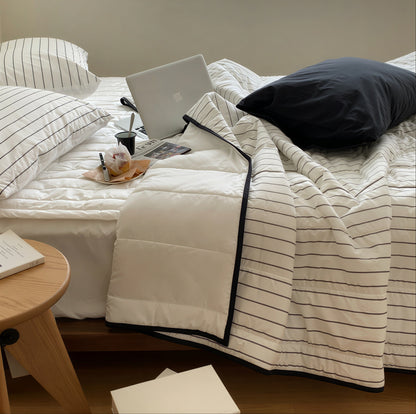 Striped Cotton Comforter for Spring/Summer - image 6 of 9