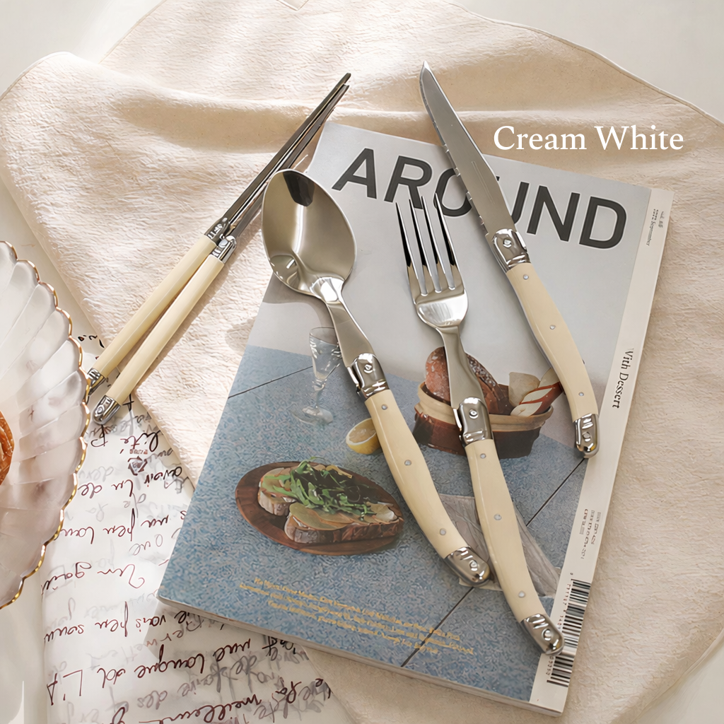 Laguiole Fork & Knife Set for 2 - image 5 of 7