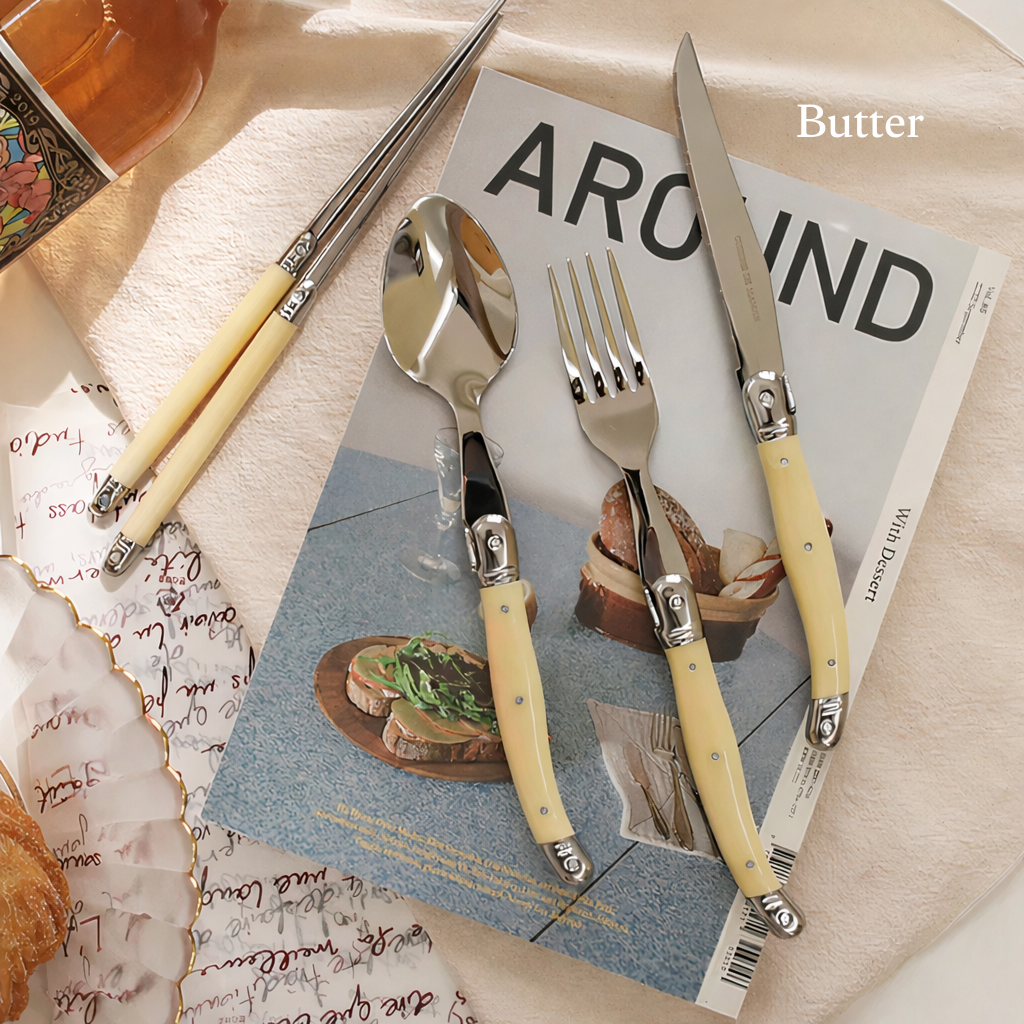 Laguiole Fork & Knife Set for 2 - image 7 of 7