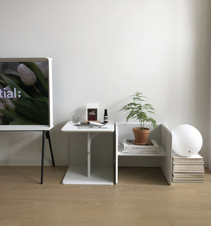Multipurpose Cube Storage Table