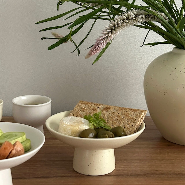 Hyeum Matte Ceramic Soju Cup & Serveware Set (4-Piece Gift Set) - detail view
