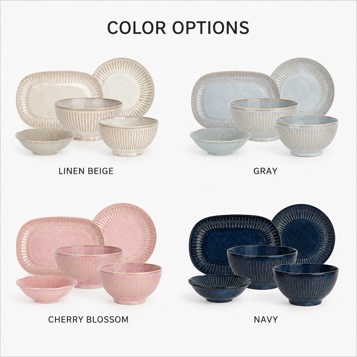 Everyday Collection Dinnerware Set for 2 (10-Piece)