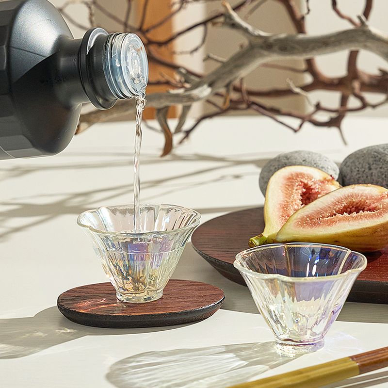 Aurora Cherry Blossom Shot Glass (Set of 4) - detail view