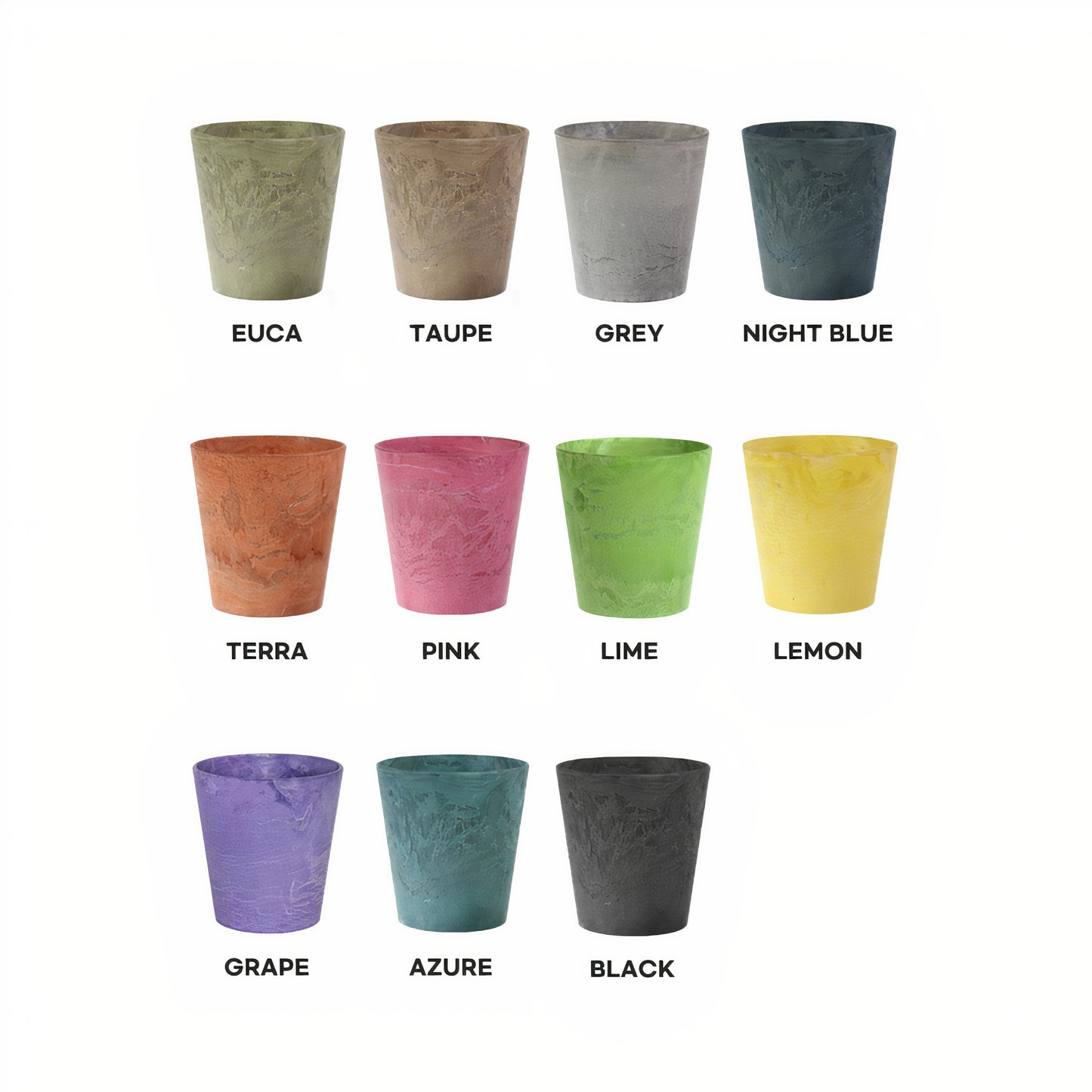 Colorful Textured Planter