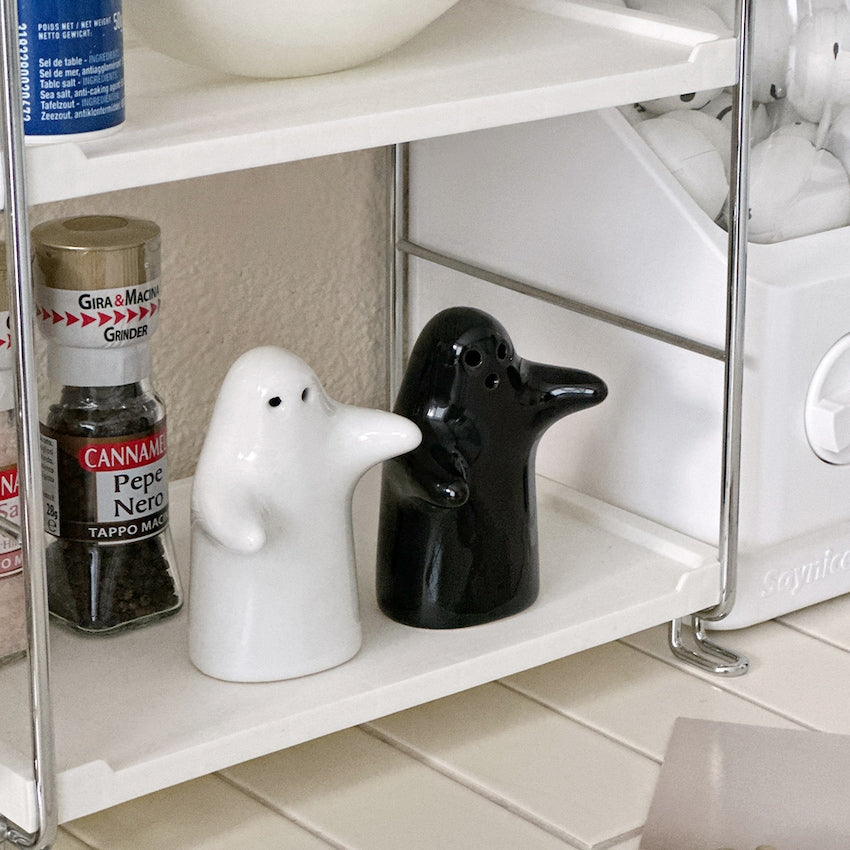 Ghost Ceramic Salt & Pepper Shaker Set