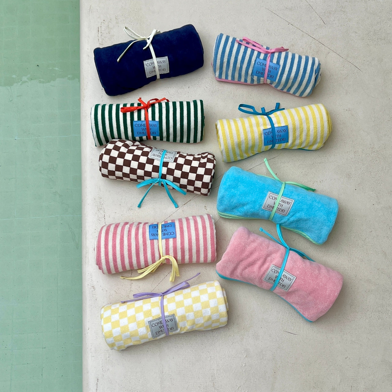 Color Pop Terry Beach Towel