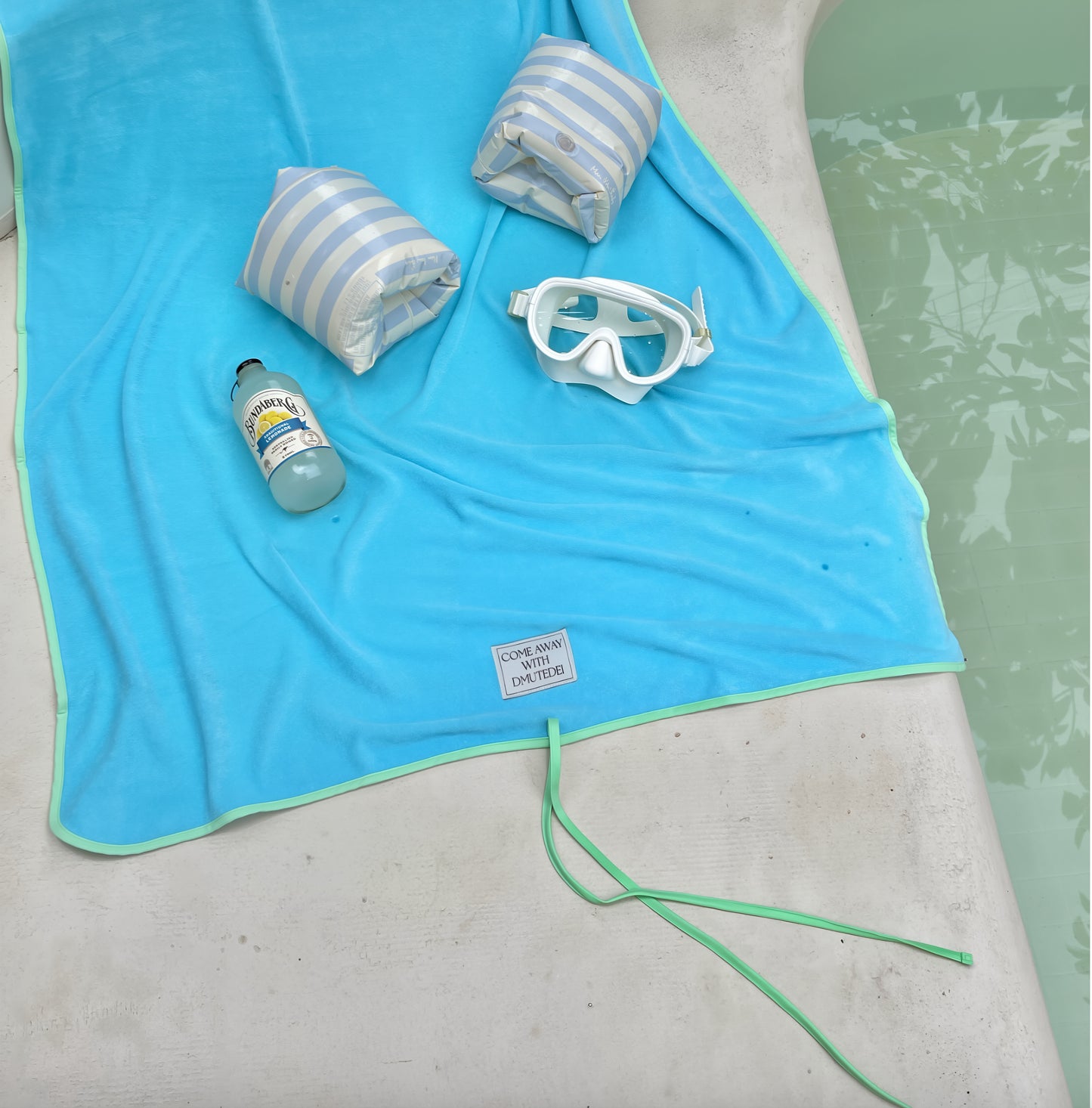 Color Pop Terry Beach Towel