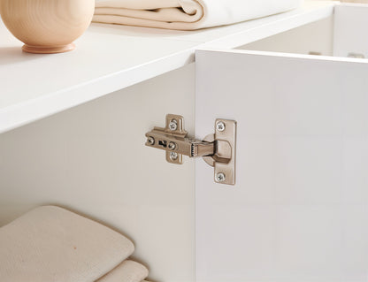 Slim 3-Door Tall Storage Cabinet