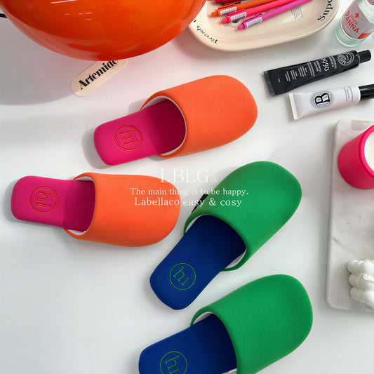 Diva Color Block Fleece Indoor Slippers