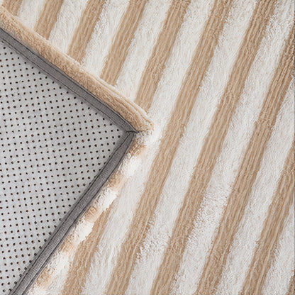 Point Striped Textured Rug