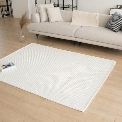Point Striped Textured Rug