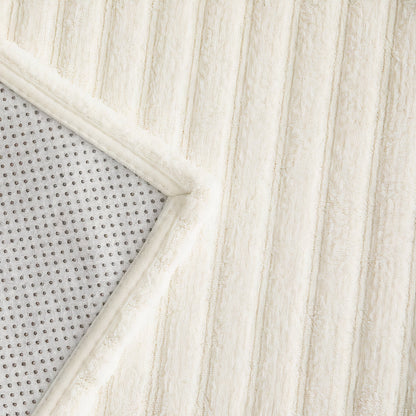 Point Striped Textured Rug