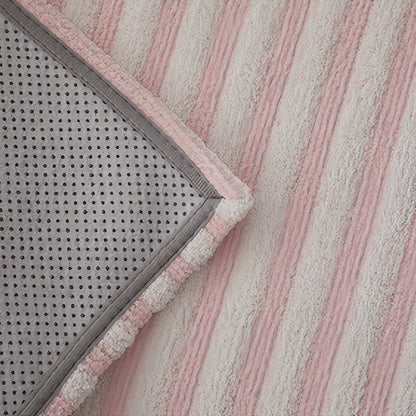 Point Striped Textured Rug