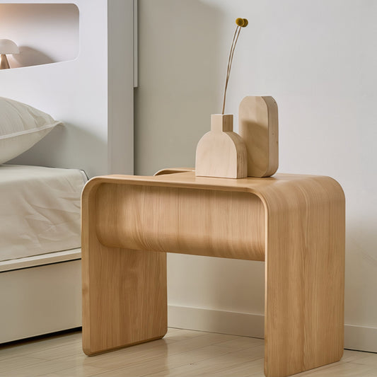 Multi-Use Curved Side Table