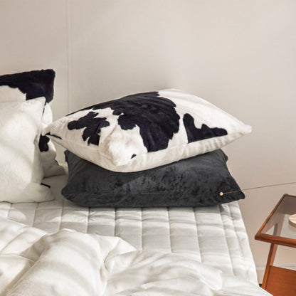 Cow Pattern Premium Raschel Pillow Cover