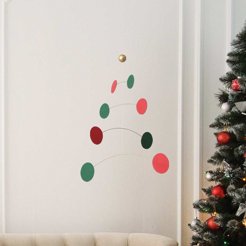 Minimalist Christmas Tree Hanging Mobile