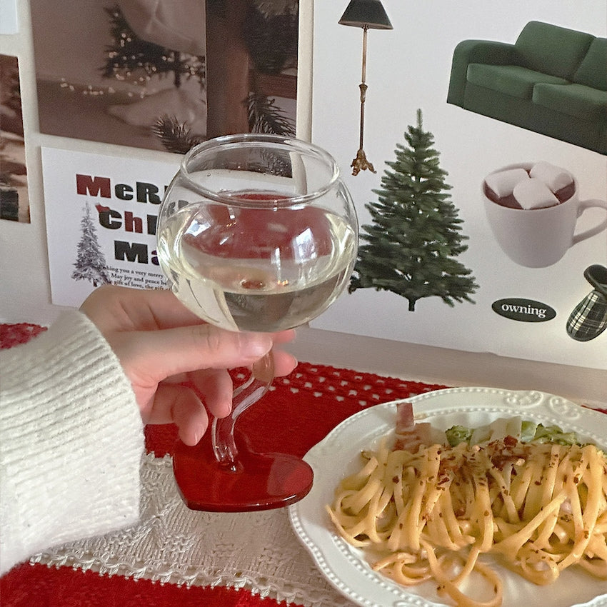 Love Wave Wine Glass Set of 2