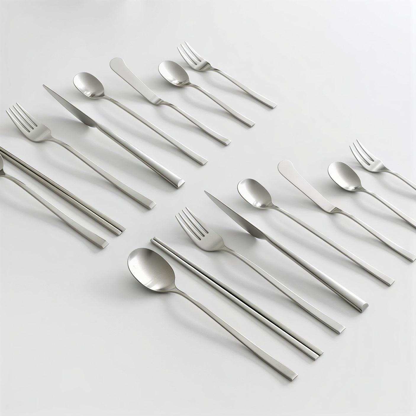 Clean Line Flatware Set for 2 (16-Piece)
