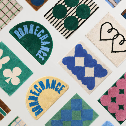 Fluffy Jacquard Door Mats