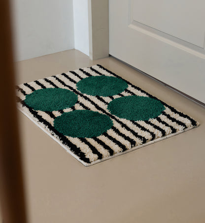 Fluffy Jacquard Door Mats