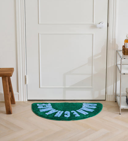 Fluffy Jacquard Door Mats