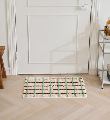Fluffy Jacquard Door Mats