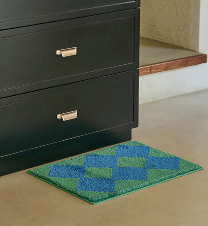 Fluffy Jacquard Door Mats
