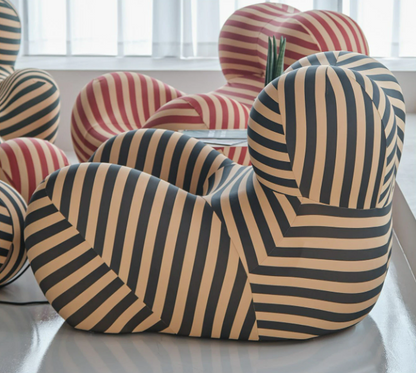 Stripe Accent Lounge Chair
