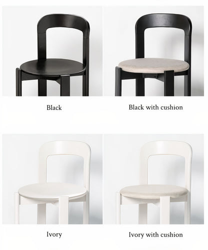 Solid Wood Curve Back Dining Chair