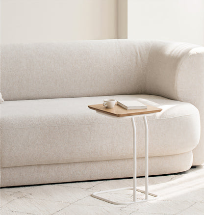 Slim C-Frame Sofa Side Table