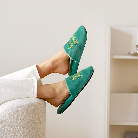 Soft Velvet Home Slippers - Set of 2