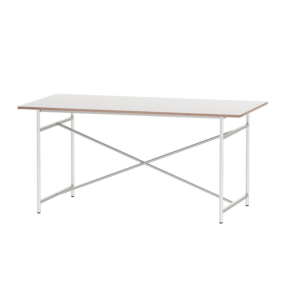 Point Chrome Mid-Century Dining Table