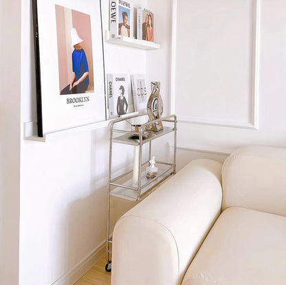 Mid-century Modern Stainless Trolley