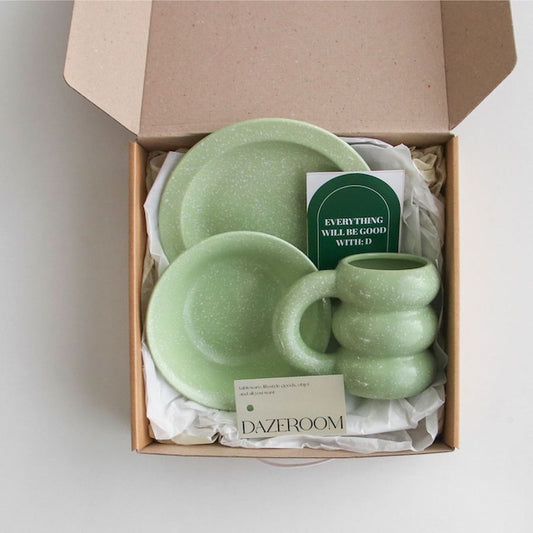 Slow Series Home Café Mug Gift Set