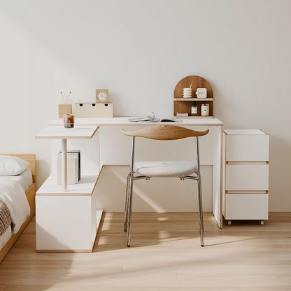 Bridge E0 Corner Desk & Bookshelf Set