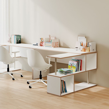 Bridge E0 Corner Desk & Bookshelf Set