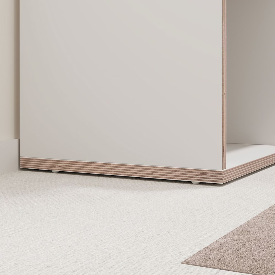 Bridge E0 Corner Desk & Bookshelf Set