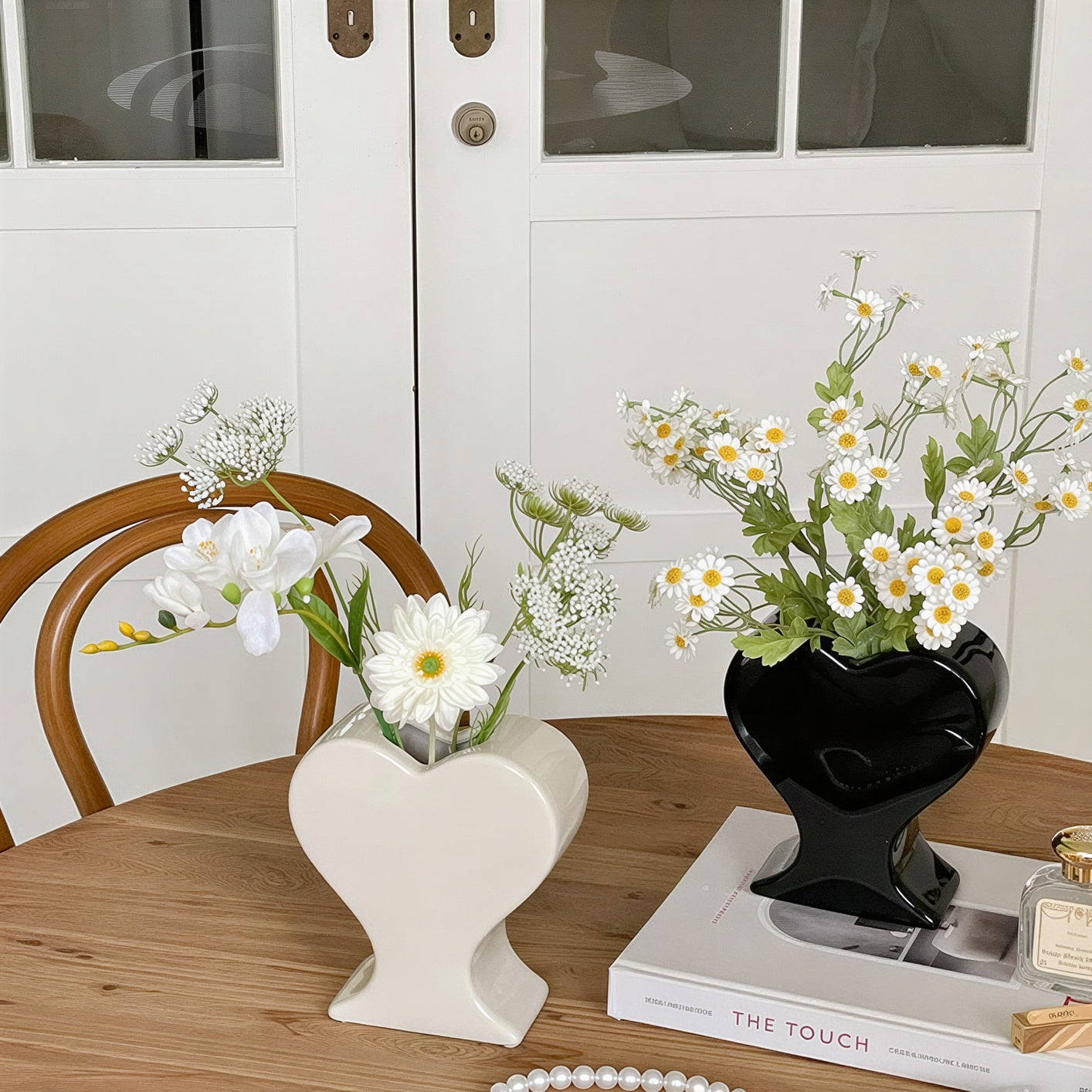 Heart Shaped Ceramic Vase