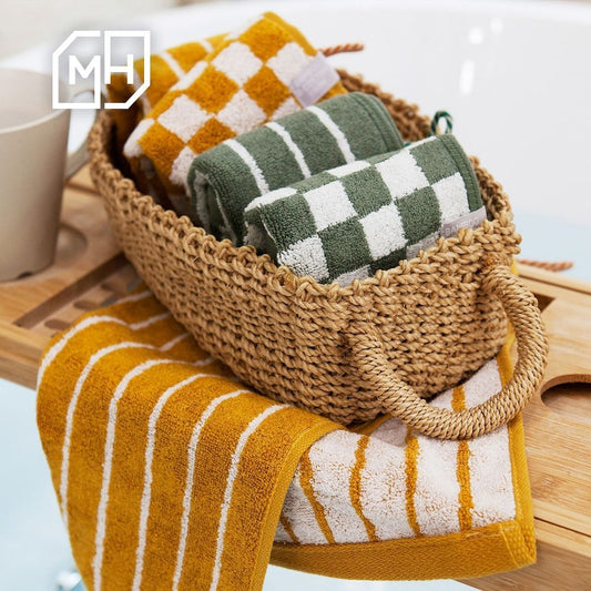 Warm Neutral Bamboo Hand Towel