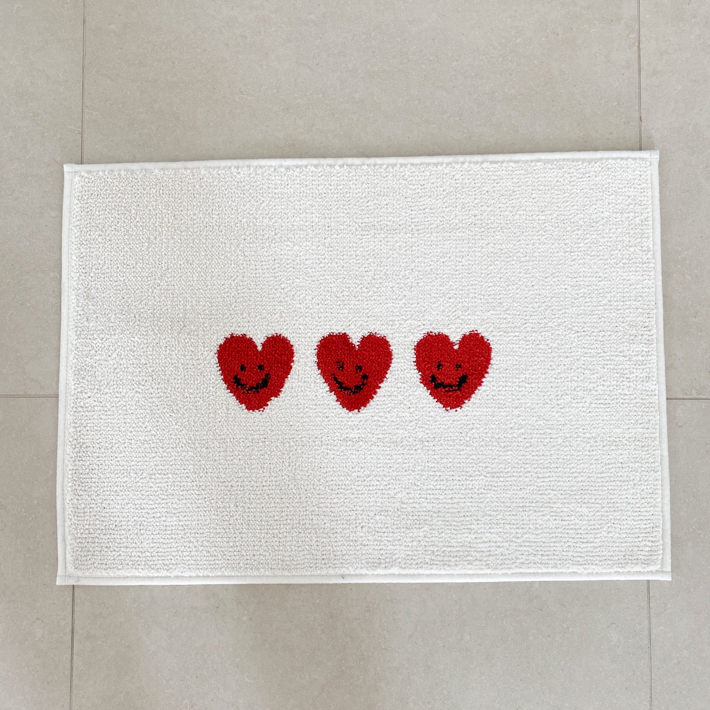 Heart Bath & Kitchen Mat