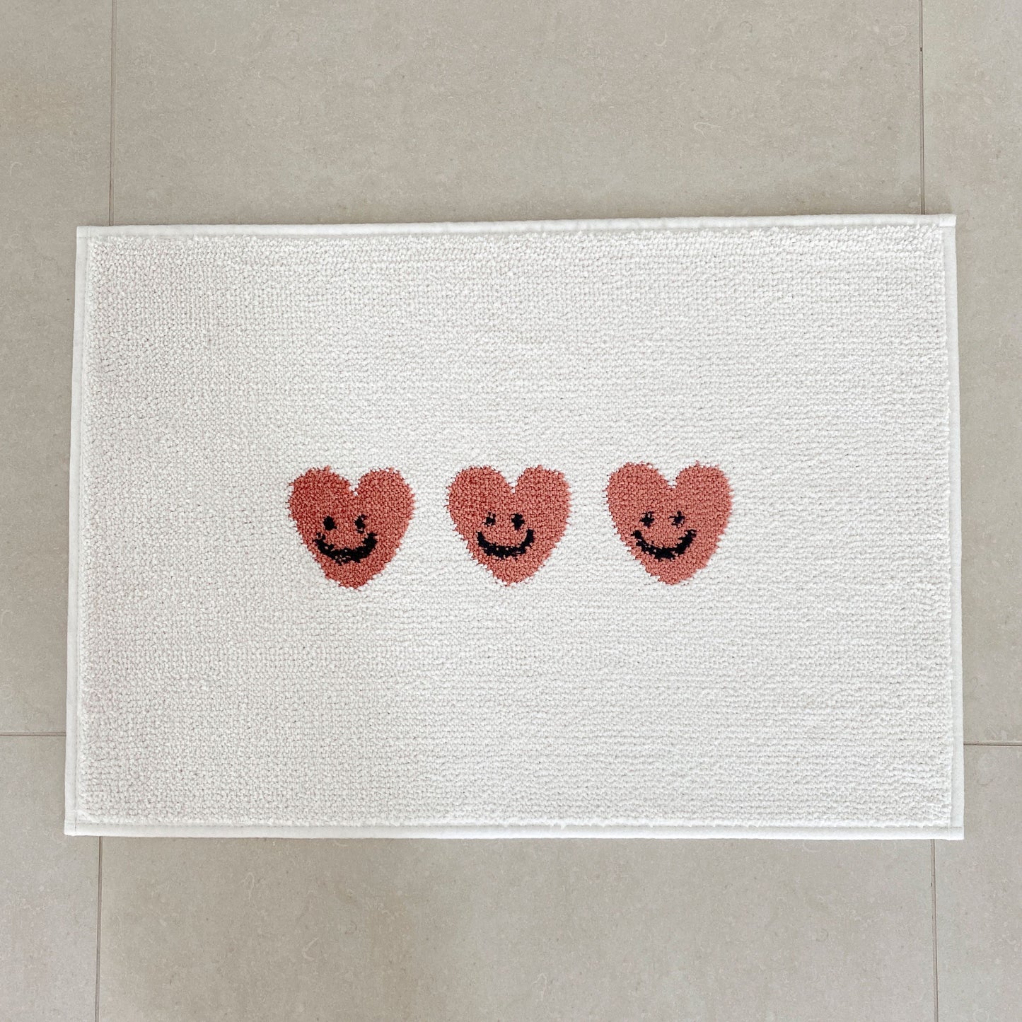 Heart Bath & Kitchen Mat
