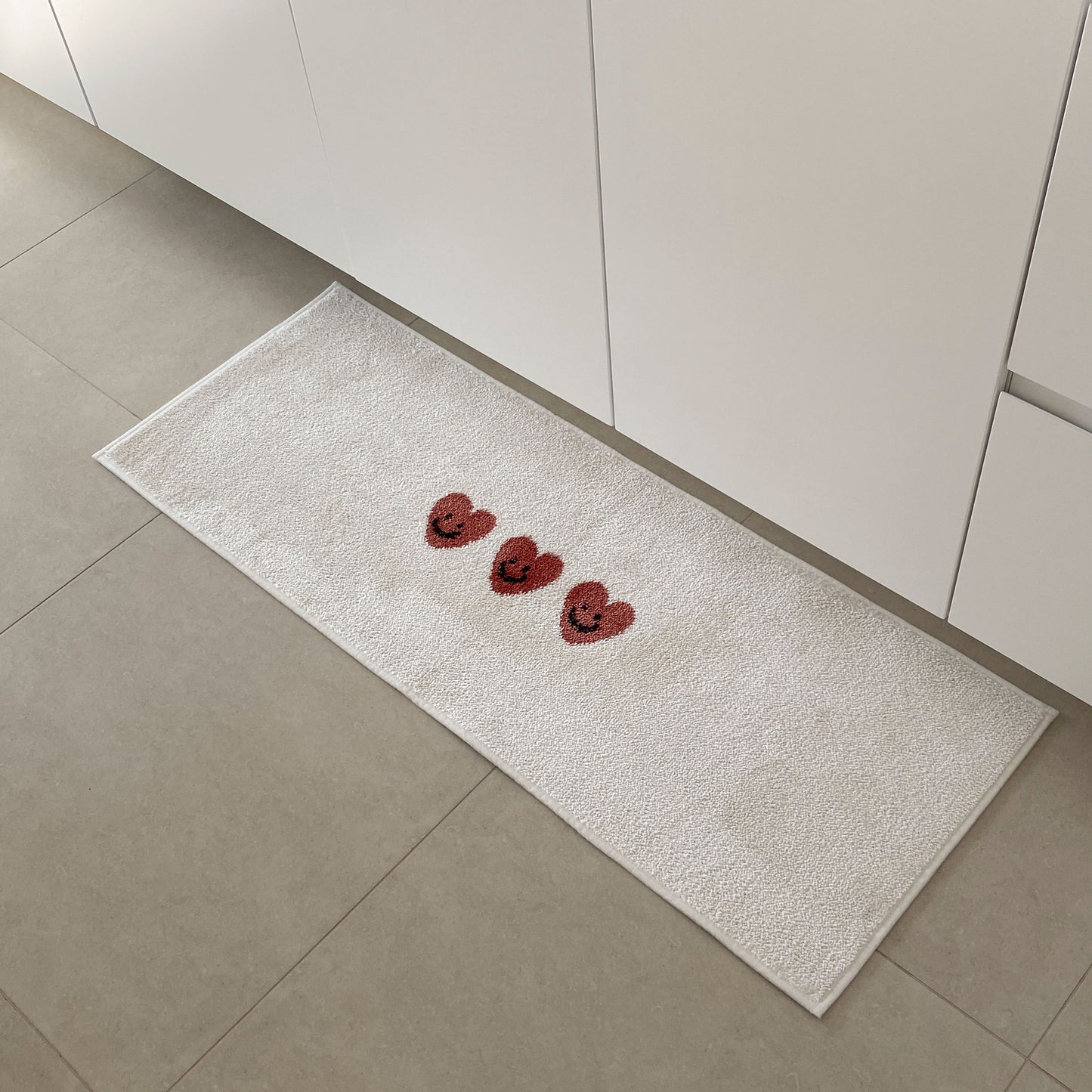 Heart Bath & Kitchen Mat