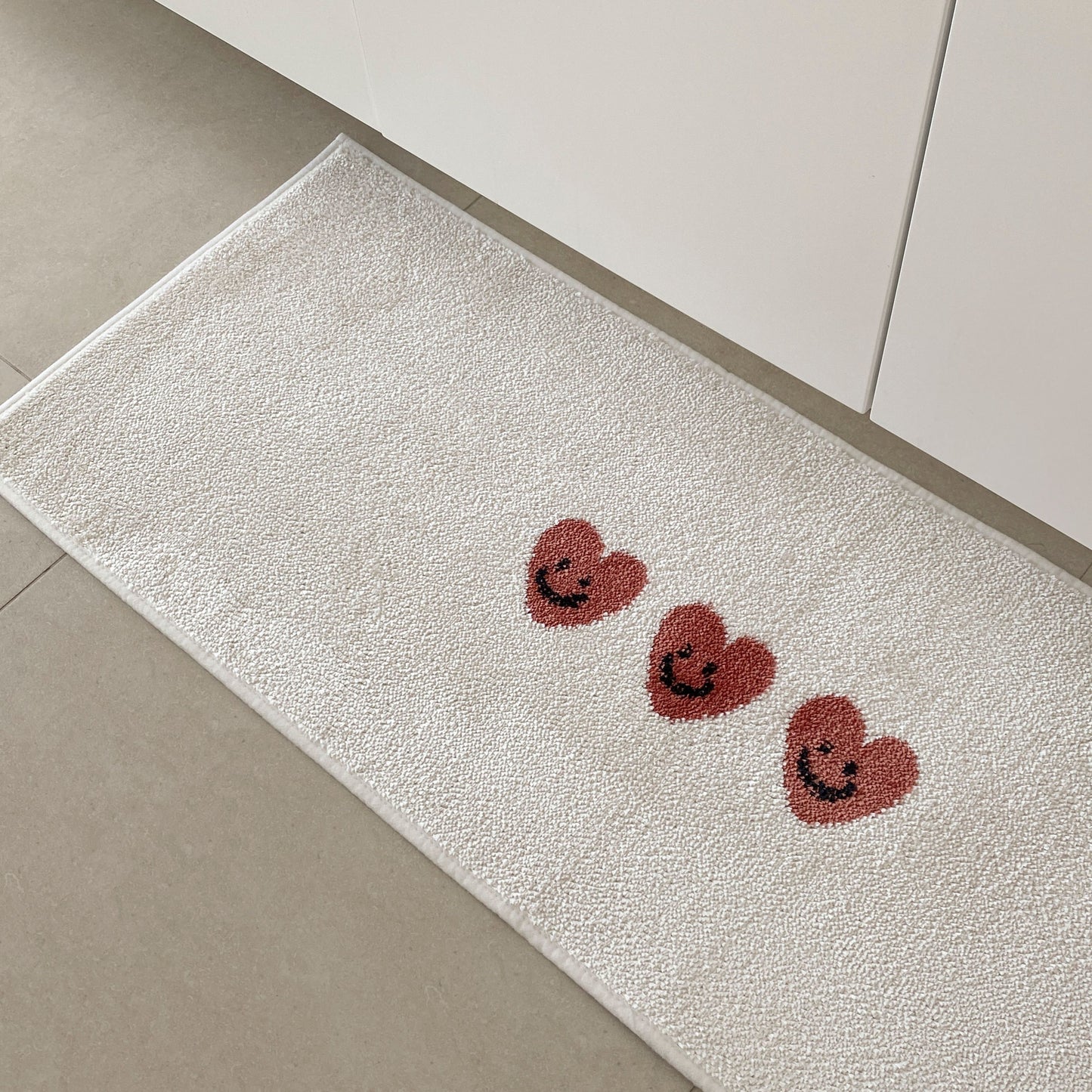 Heart Bath & Kitchen Mat