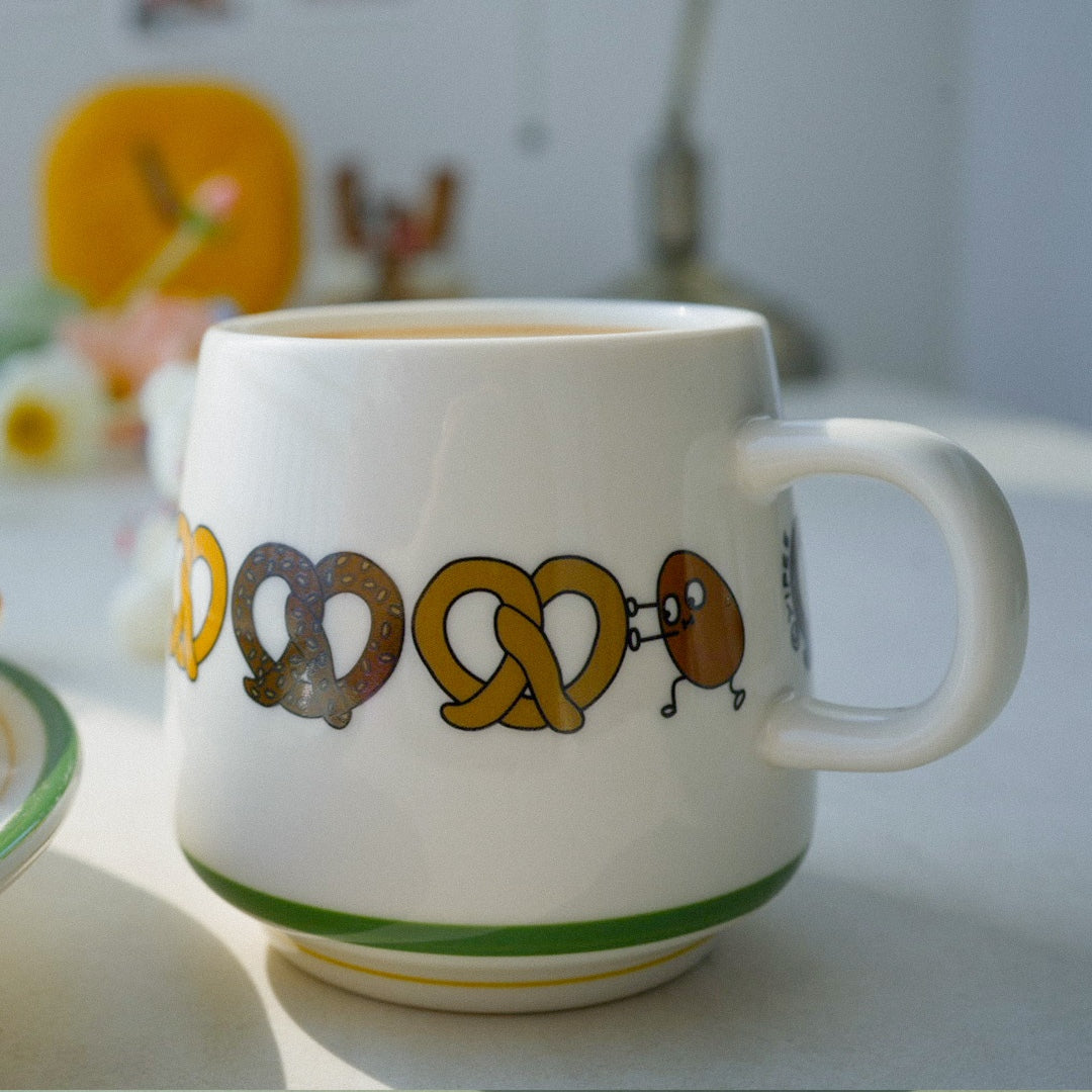 Ceramic Coffee Latte Soup Mug - lifestyle