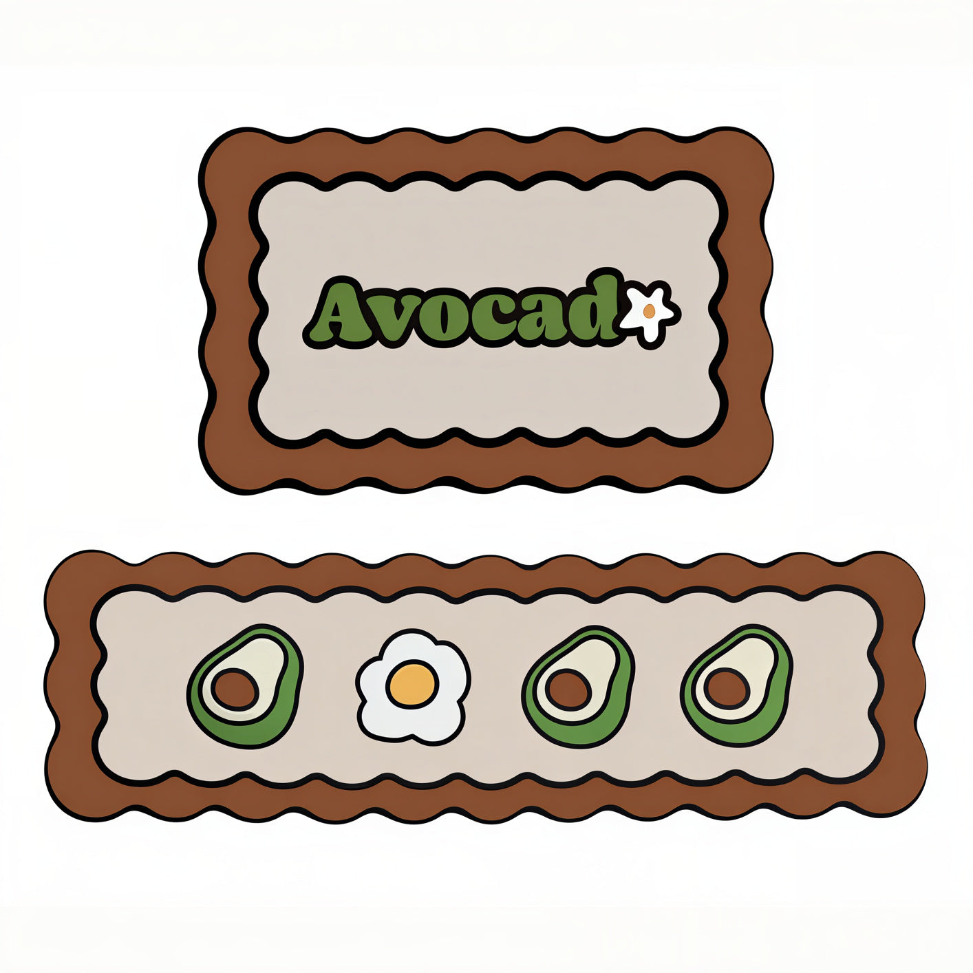 Avocado Diatomite Kitchen Mat