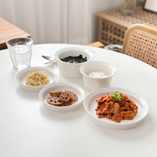 Esti Simple White Dinnerware Set (5-Piece)