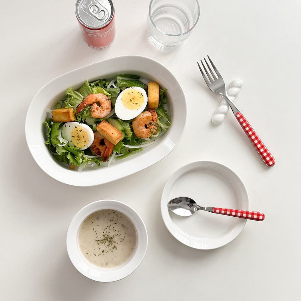 Esti Simple White Dinnerware Set (5-Piece)